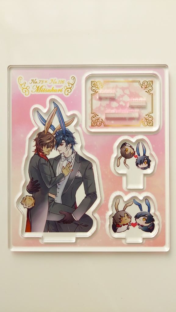 【燭台切光忠&大倶利伽羅】うさみつくりアクスタ