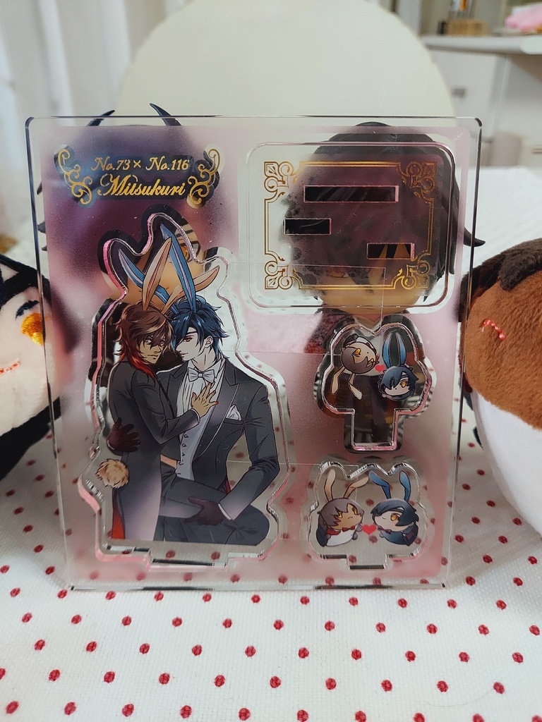 【燭台切光忠&大倶利伽羅】うさみつくりアクスタ