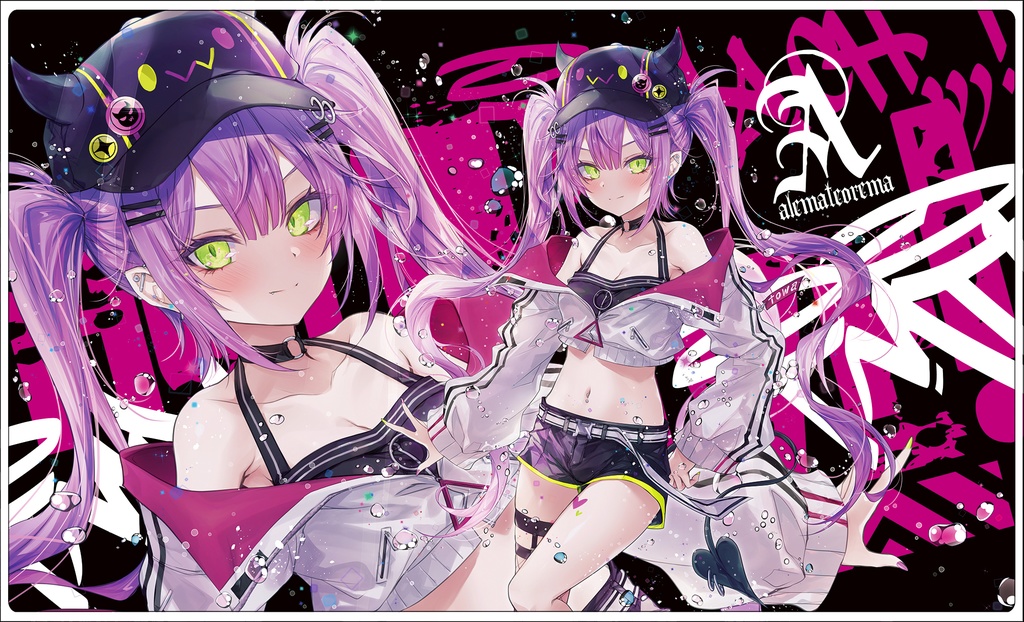 プレイマット「常闇トワ」（第1弾・第2弾）