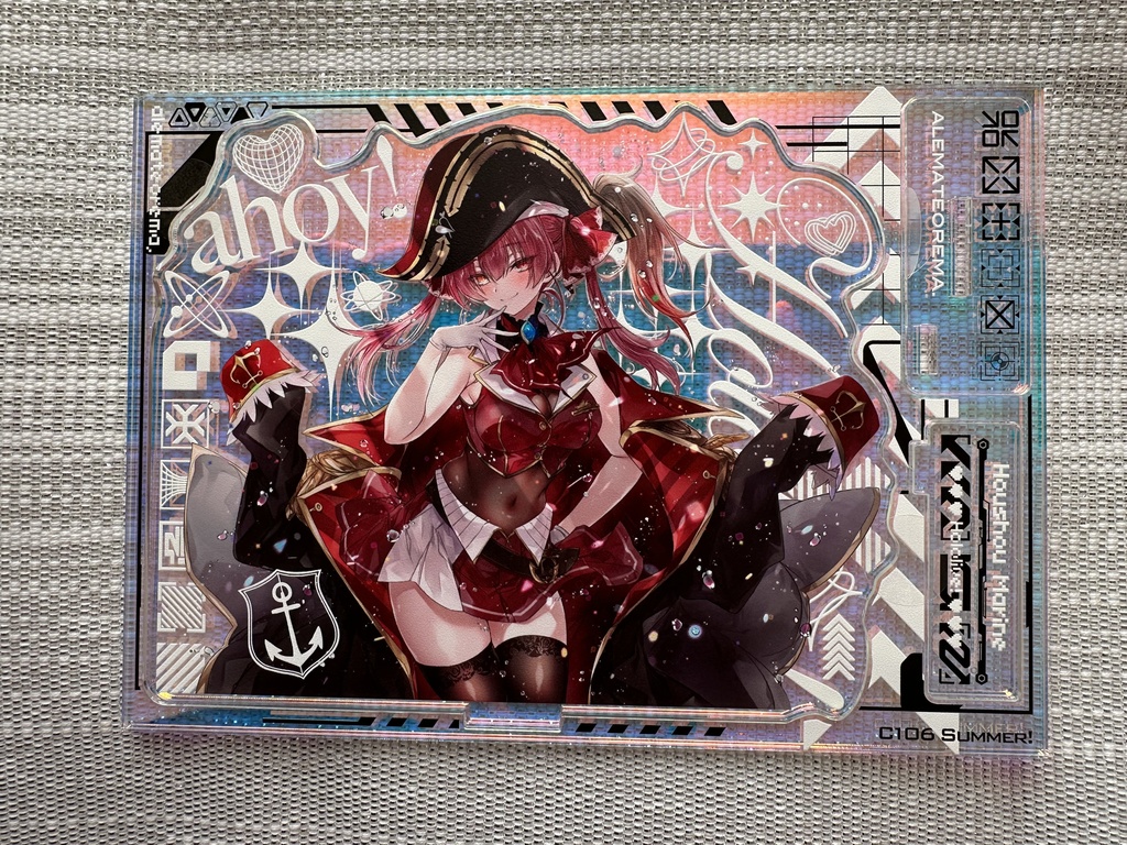 C106夏コミ オーロラアクリルスタンド 4種