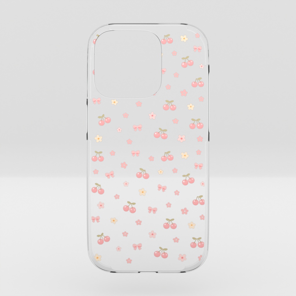 iPhone15pro ケース チェリー