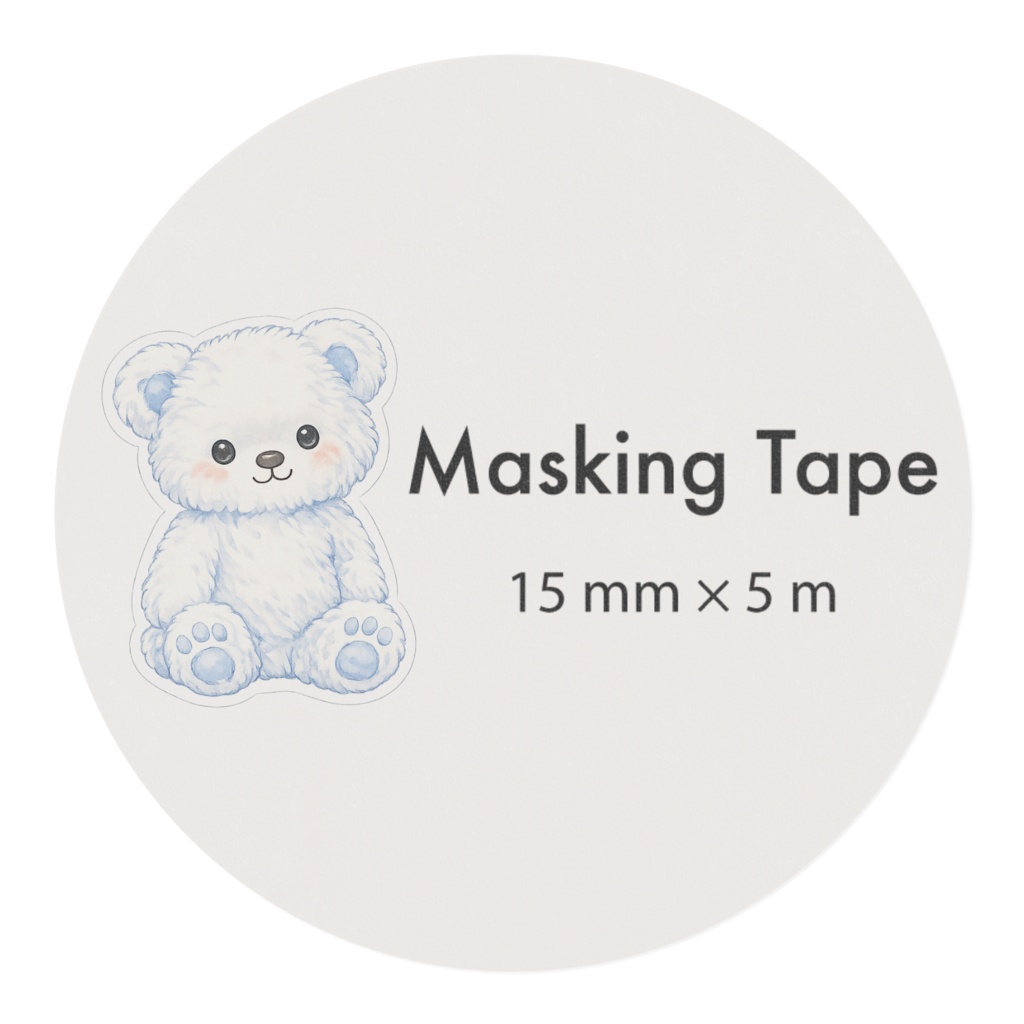 黄色お花チェックマスキングテープ