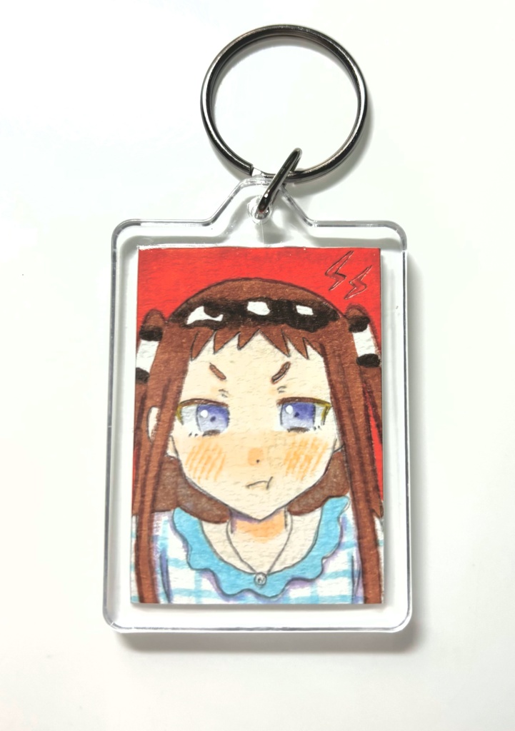 可藍くんキーホルダー怒り