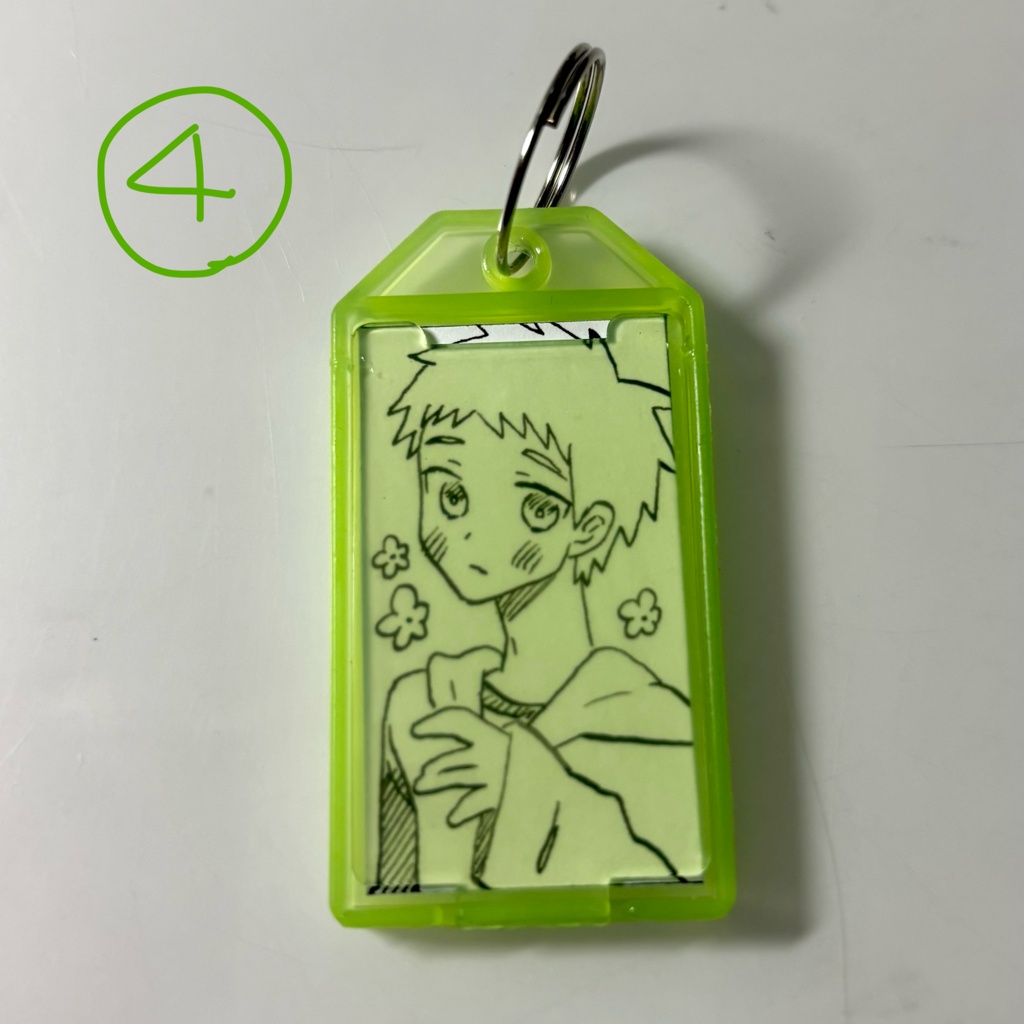 モノクロキーホルダー