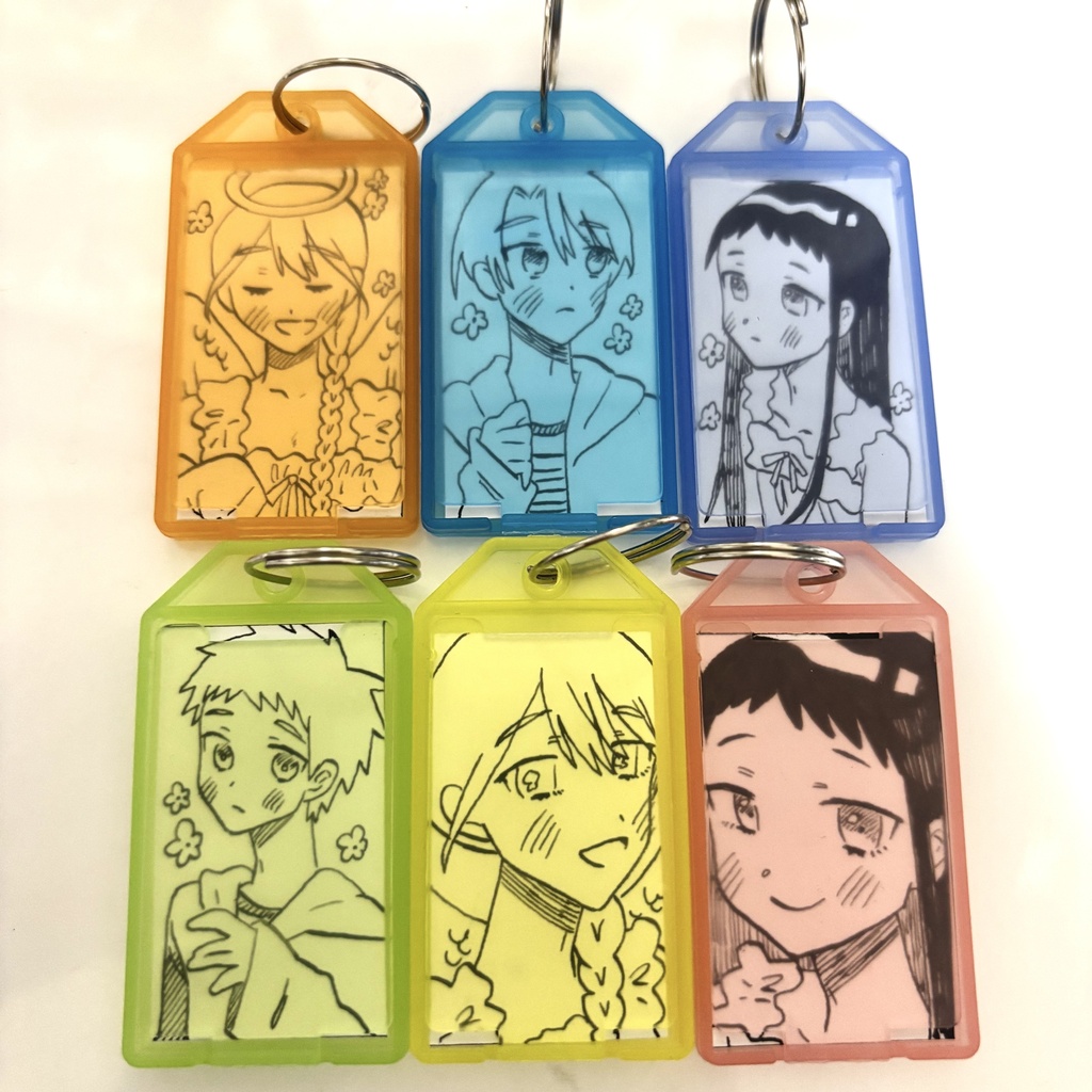 モノクロキーホルダー
