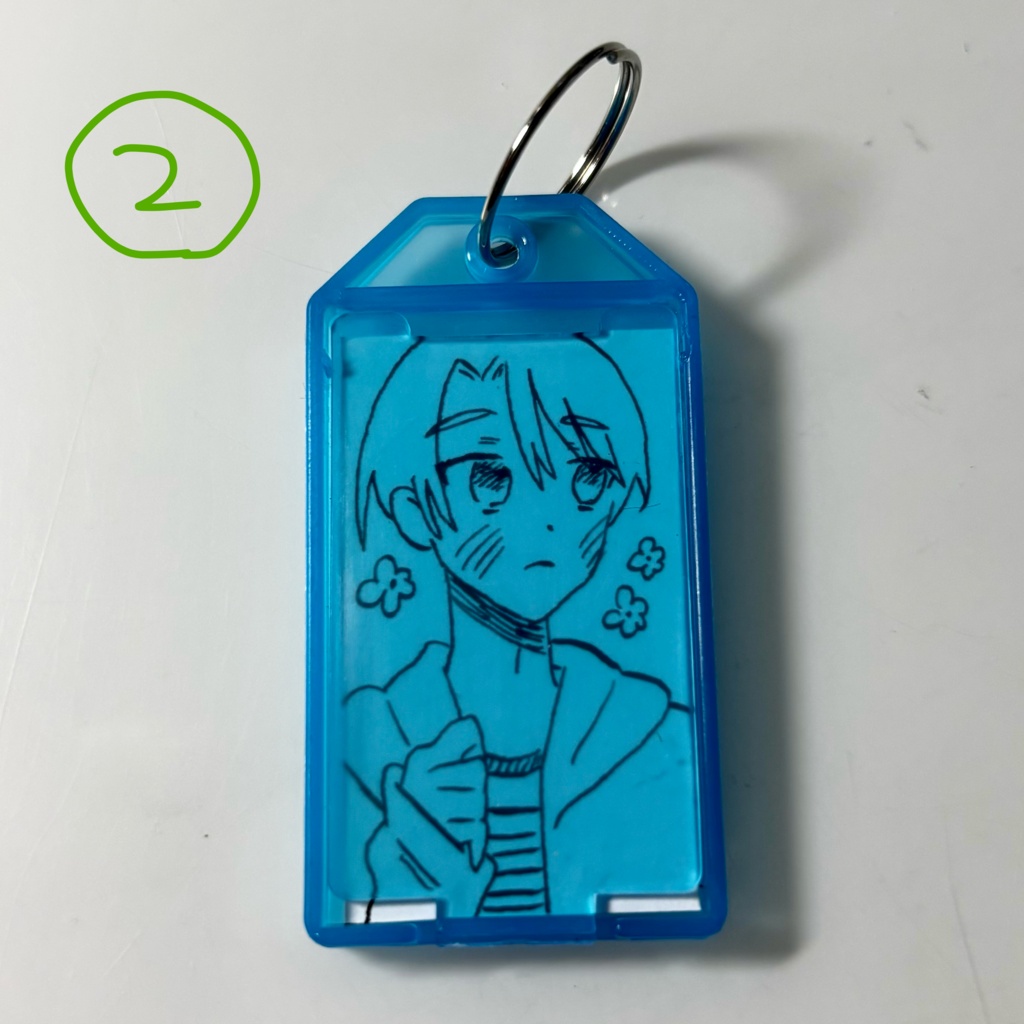 モノクロキーホルダー