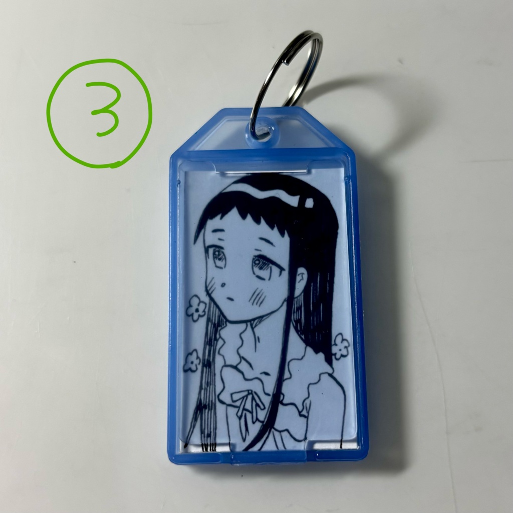 モノクロキーホルダー