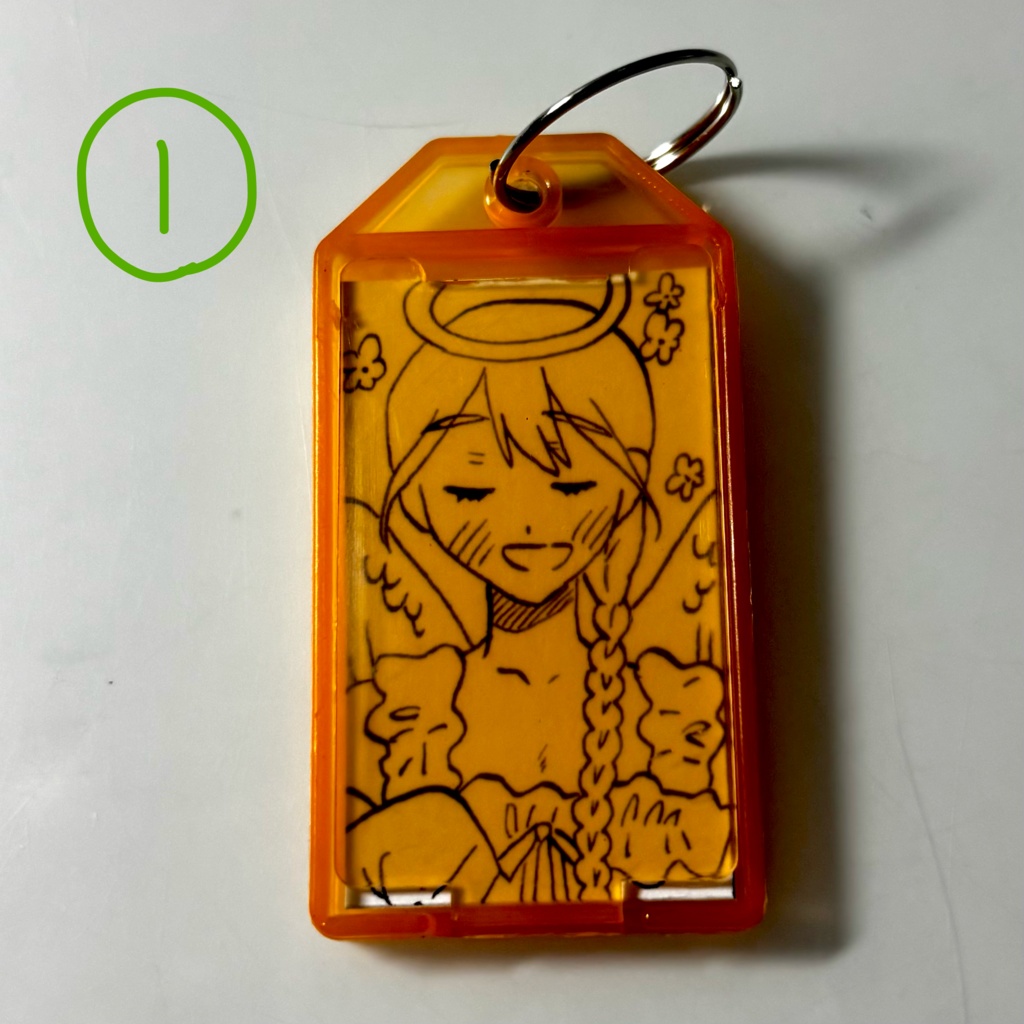 モノクロキーホルダー