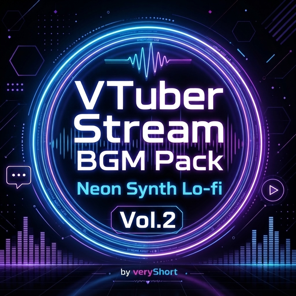 VTuber Stream BGM Pack Vol.2 - Neon Synth Lo-fi