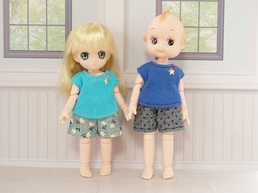 カラーTシャツ:赤系 オビツ11