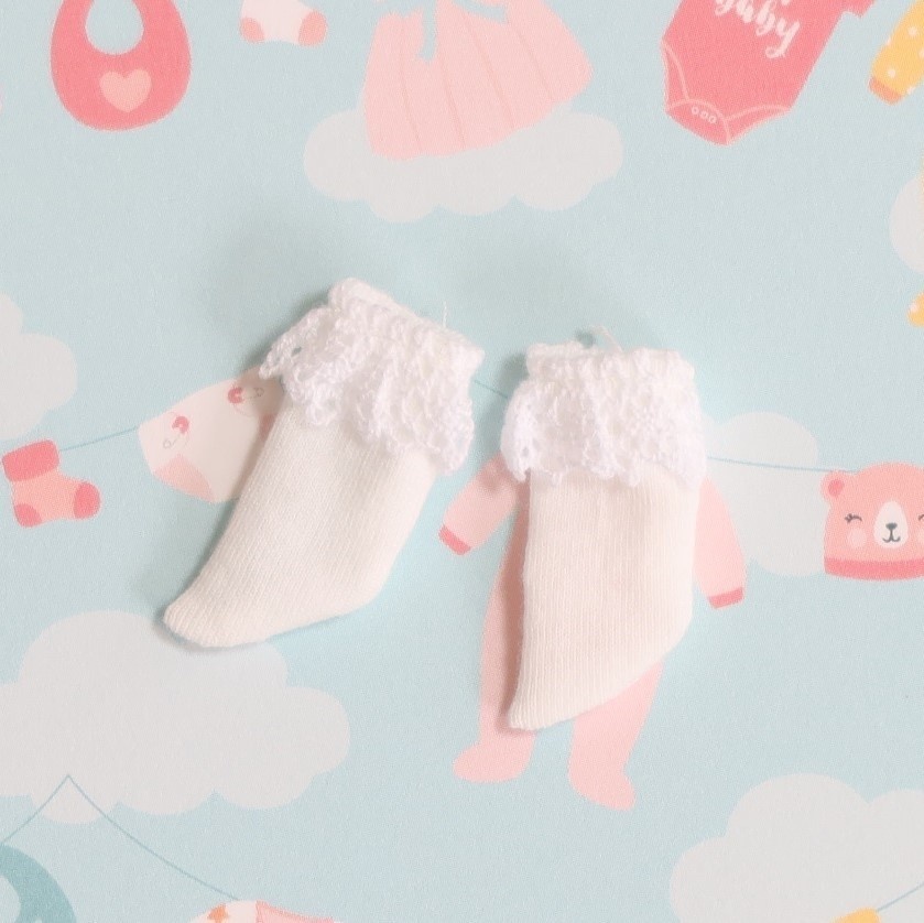 フリルレースソックス　オビツ11