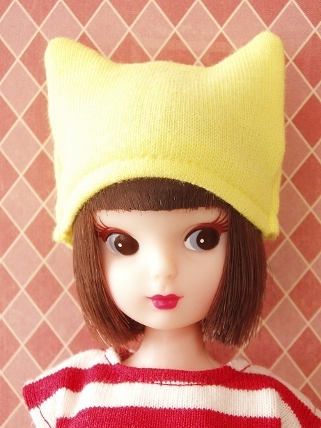 ネコミミ帽子:4~5inch対応