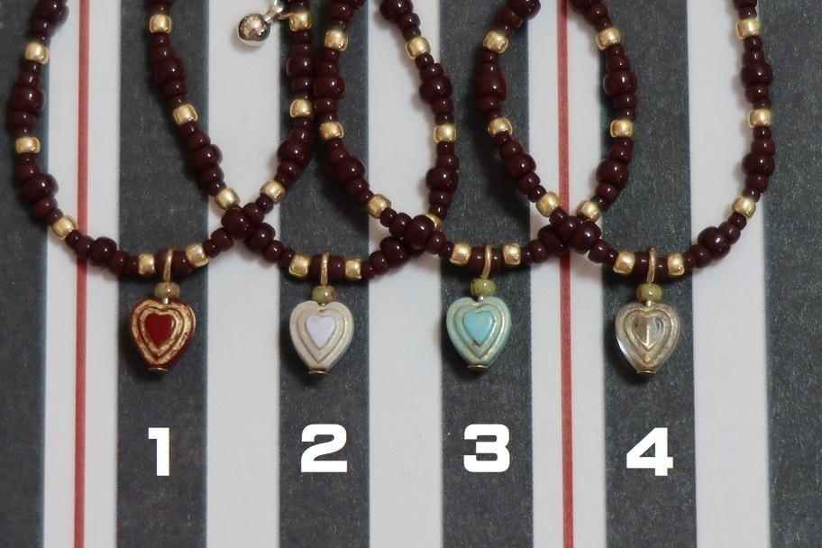 【ぬい用】ハートのアクセサリー