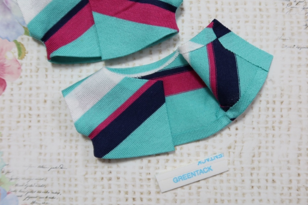 【ぬい服:単品】ビビッドラインTシャツ