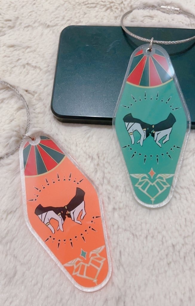 アルハイゼン×カーヴェイメージモーテルキーホルダー