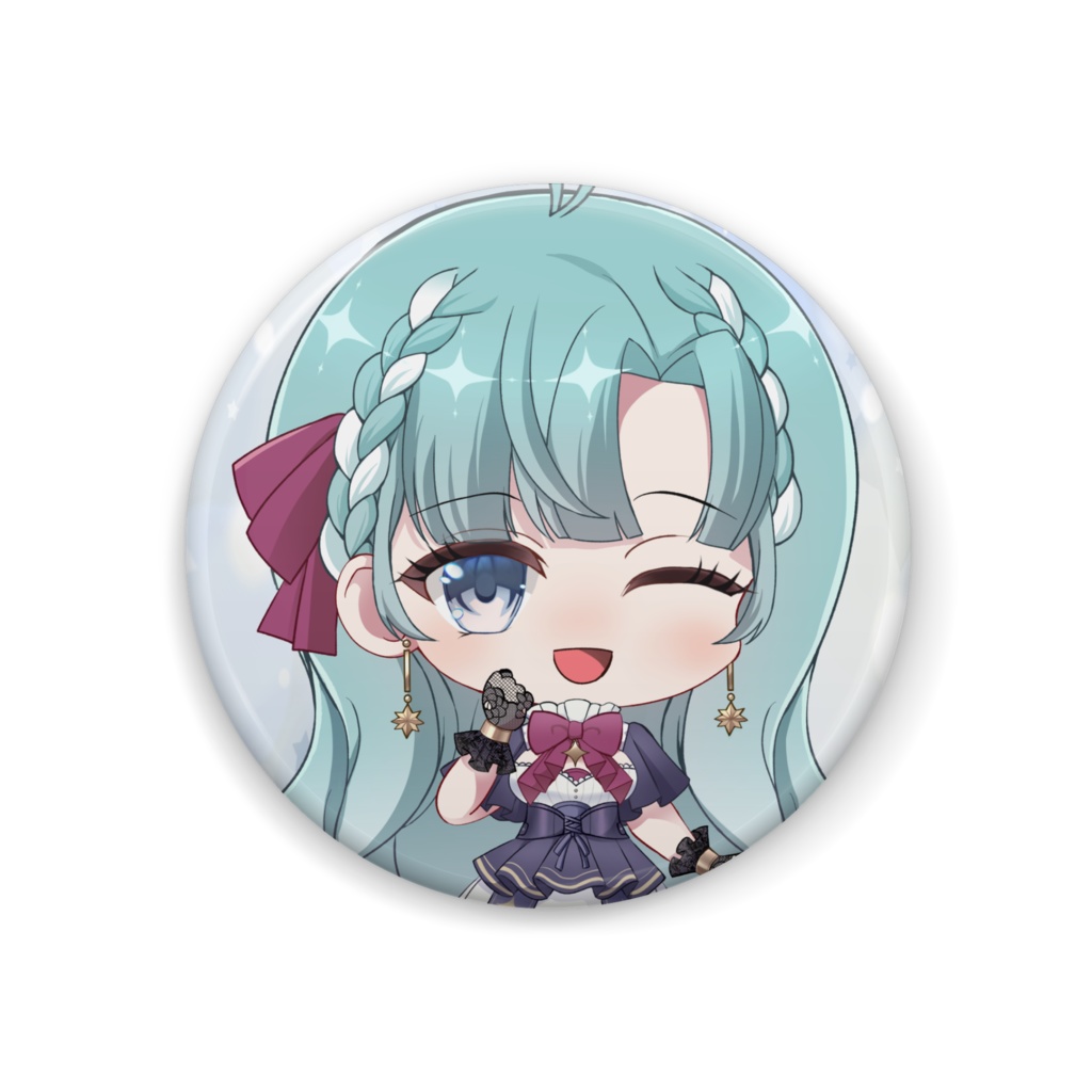 天響りつか ウインク缶バッジ