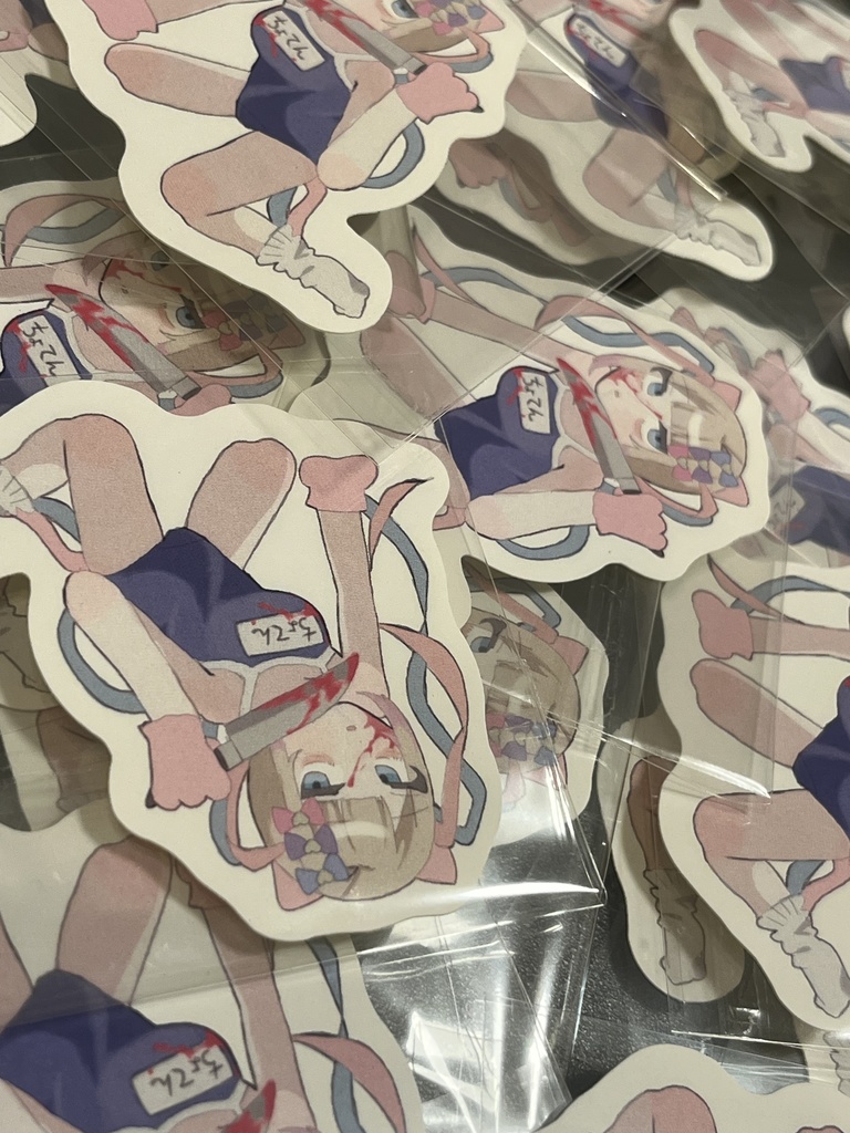 超天ちゃん　ステッカー