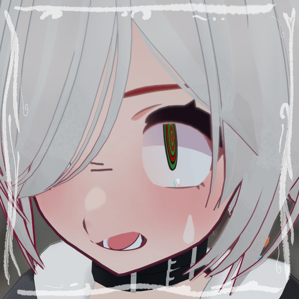 【全アバター非対応】 Tの目 【1color+0】