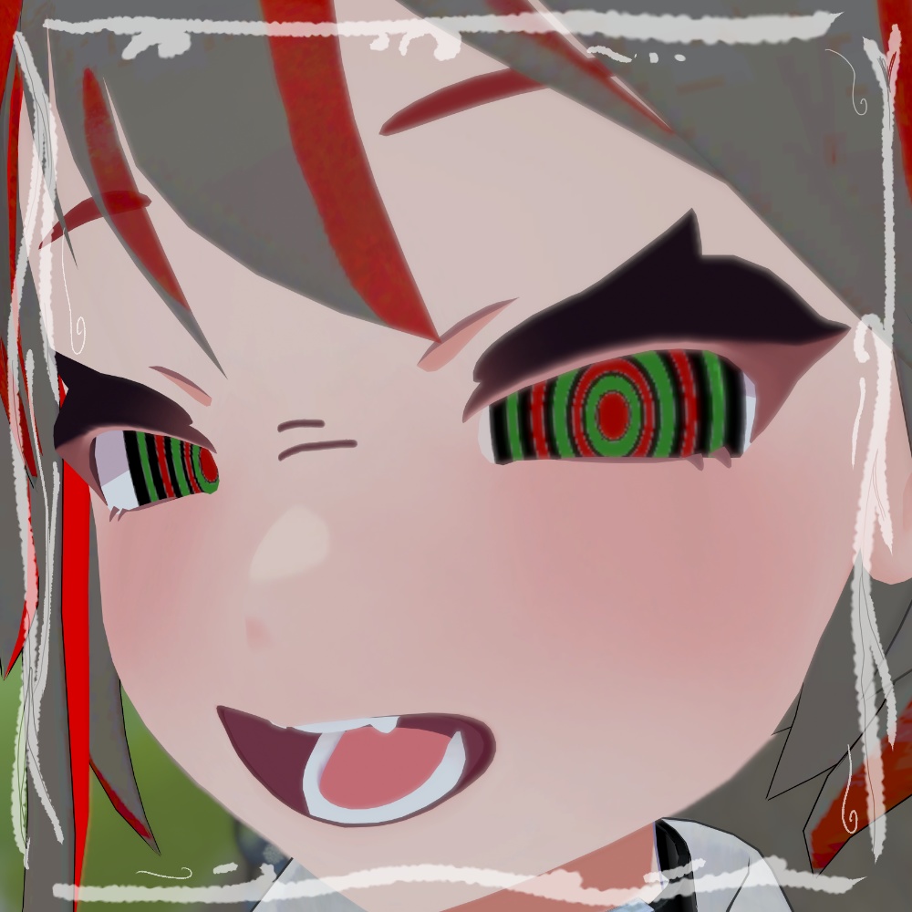 【全アバター非対応】 Tの目 【1color+0】