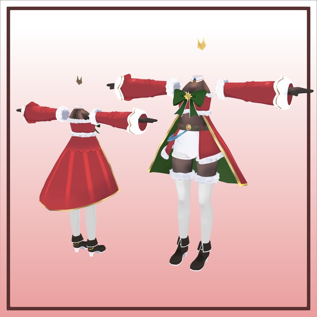 【PB対応】ミント対応衣服/Mint_ Winter clothes VRC用