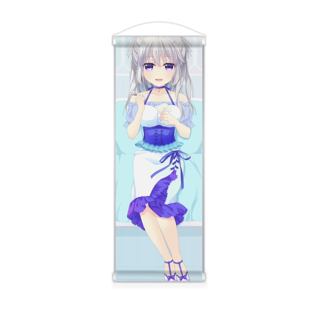 【糖分アイスフロート-住枝兎衣-】キービジュアルミニタペストリー
