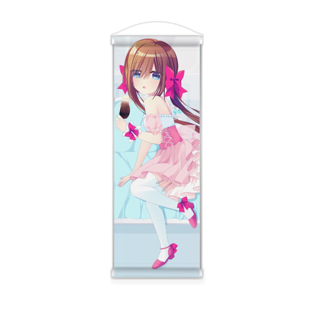 【糖分アイスフロート-斎木香深-】キービジュアルミニタペストリー