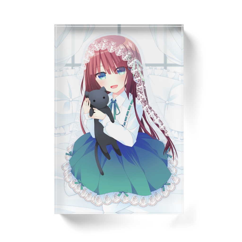 【さよならキャットボックス-久世灯子-】キービジュアルアクリルブロック(改訂版)