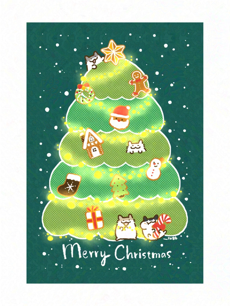 もぐもぐクリスマスカード2025