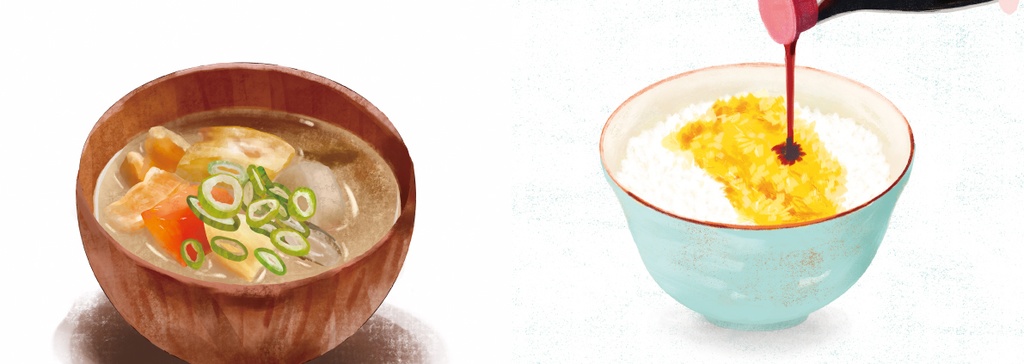 食べ物イラスト集「ごはんとおやつ」