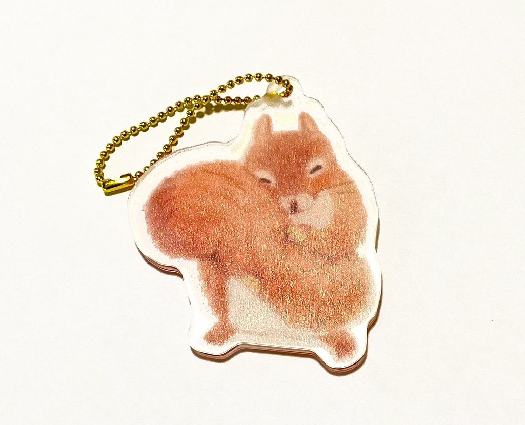 アクリルキーホルダー「りす」