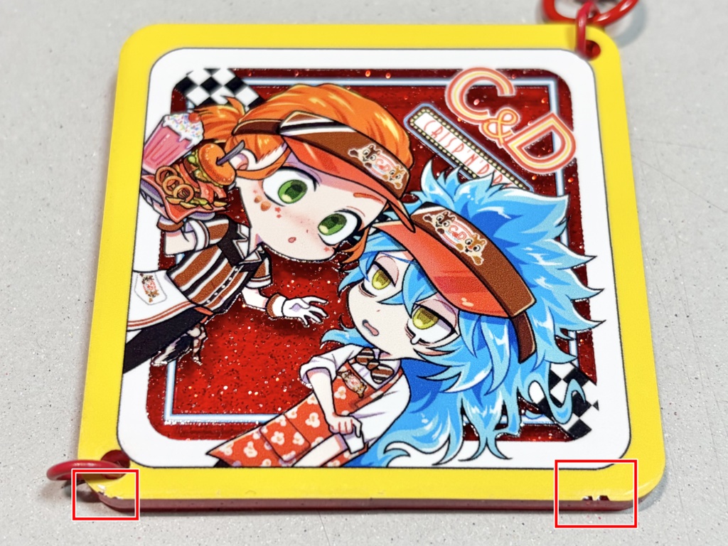 【⚠️まかない品】C&Dイメージ♦️💀アクキー