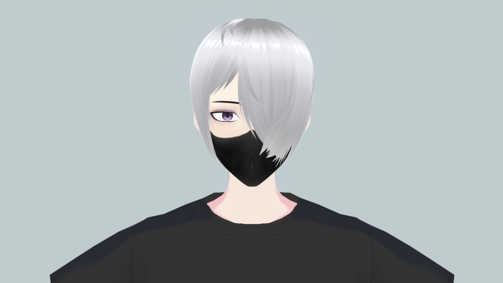 【VRoid】Peek a Bangs Hair 片目隠れヘア【Free】