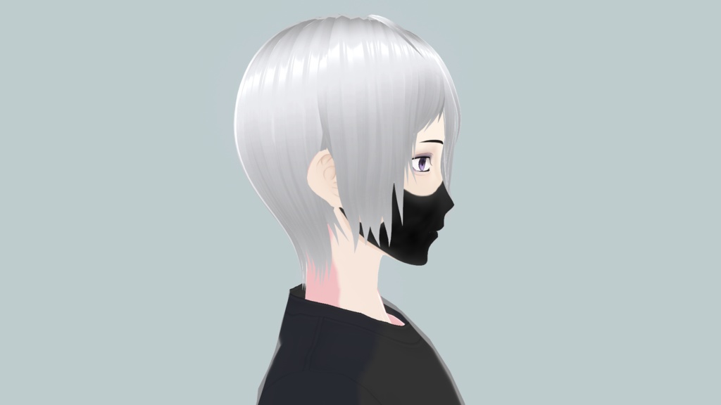 【VRoid】Peek a Bangs Hair 片目隠れヘア【Free】