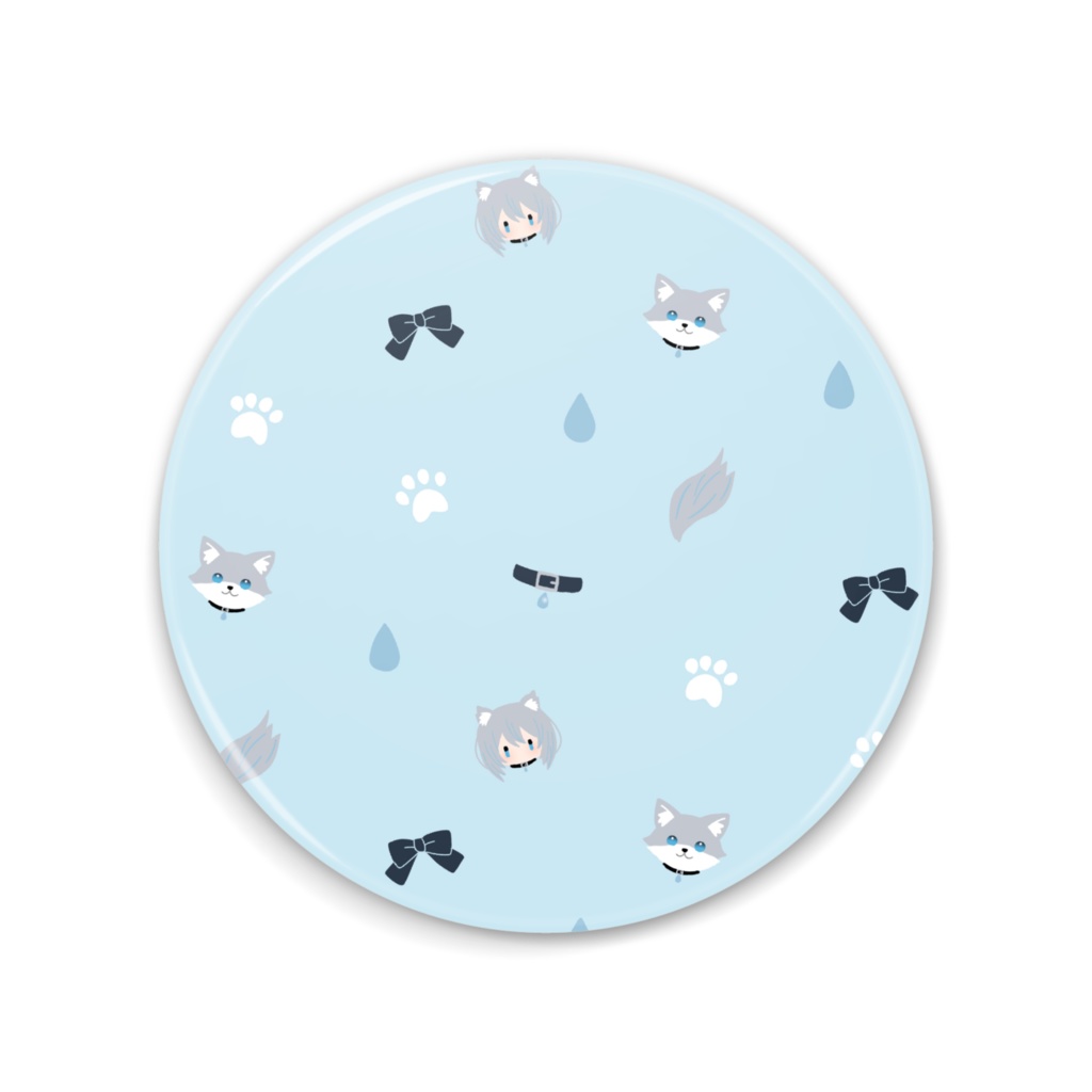 雨狼しずく 缶ミラー