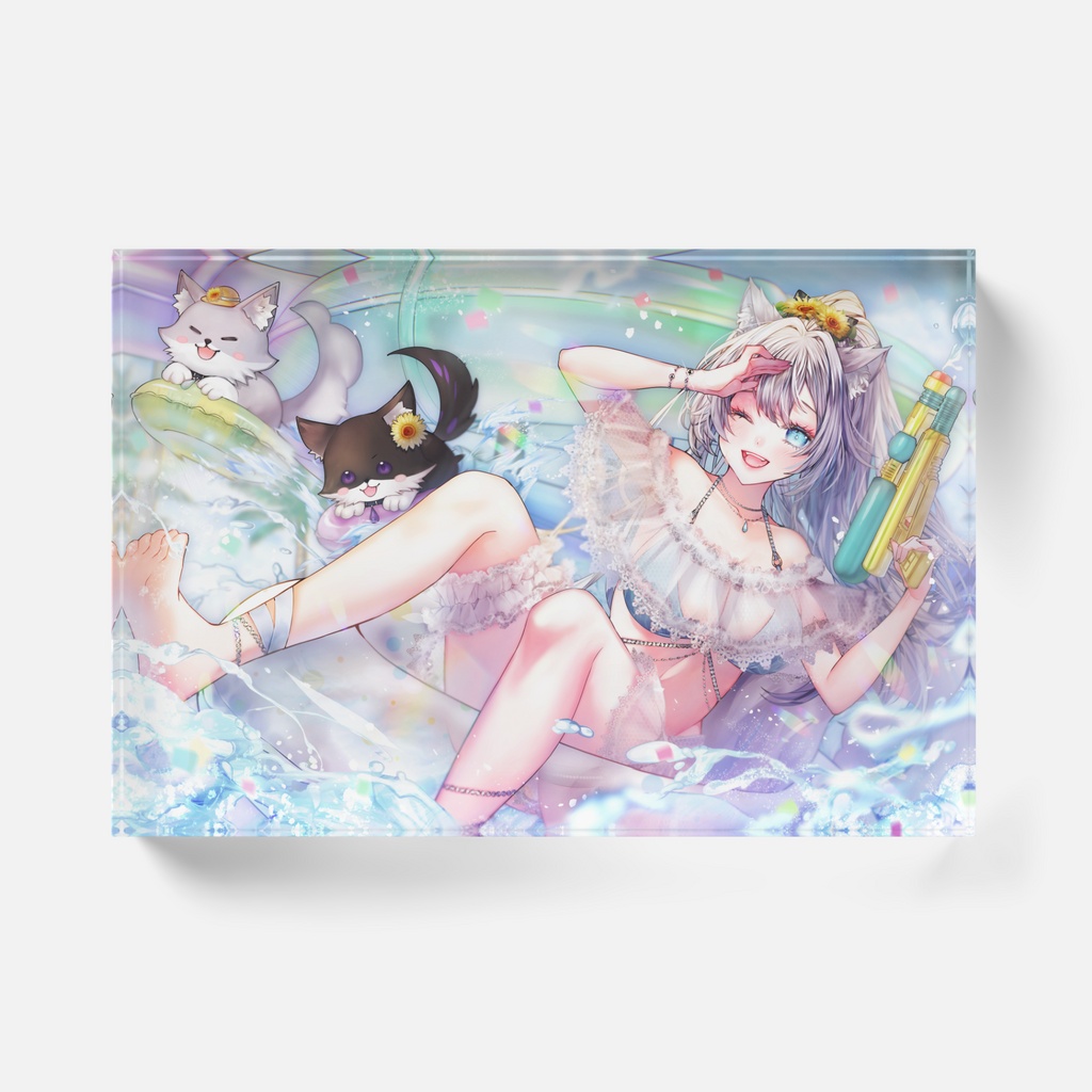雨狼しずく デビュー2周年記念グッズ アクリルブロック