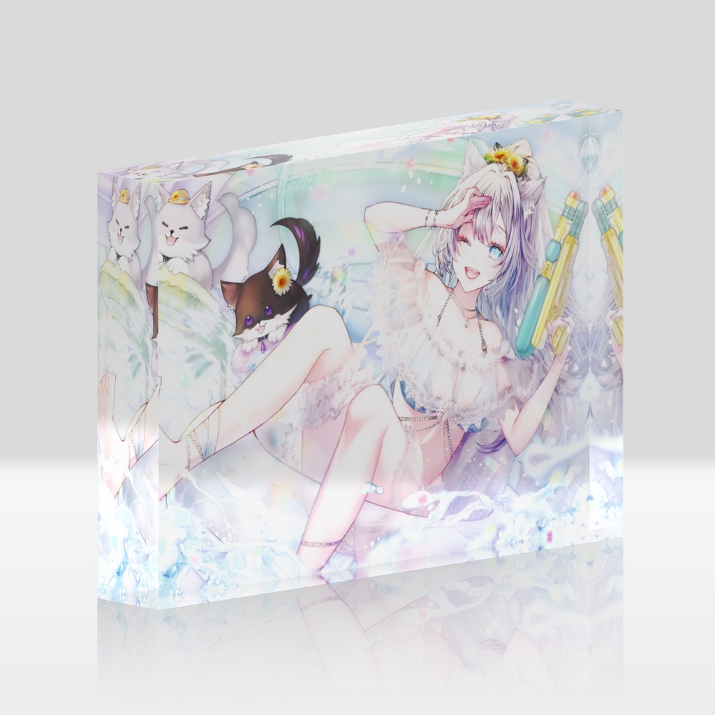 雨狼しずく デビュー2周年記念グッズ アクリルブロック