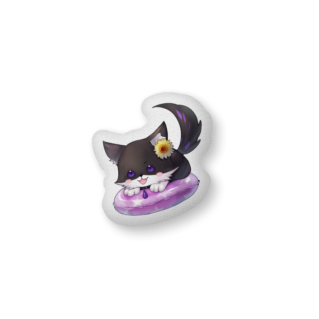 雨狼しずく デビュー2周年記念グッズ ふかふかクッション【しう】