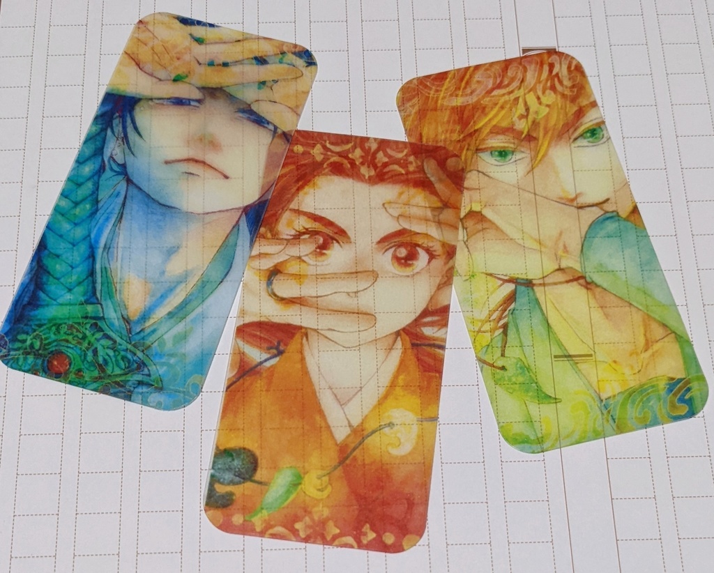 クリアラミしおり