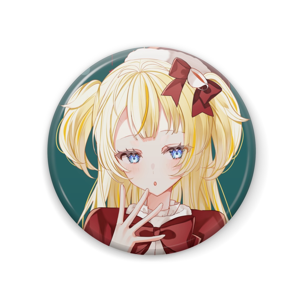 詩優レモナ 缶バッチ ver.2024クリスマス1