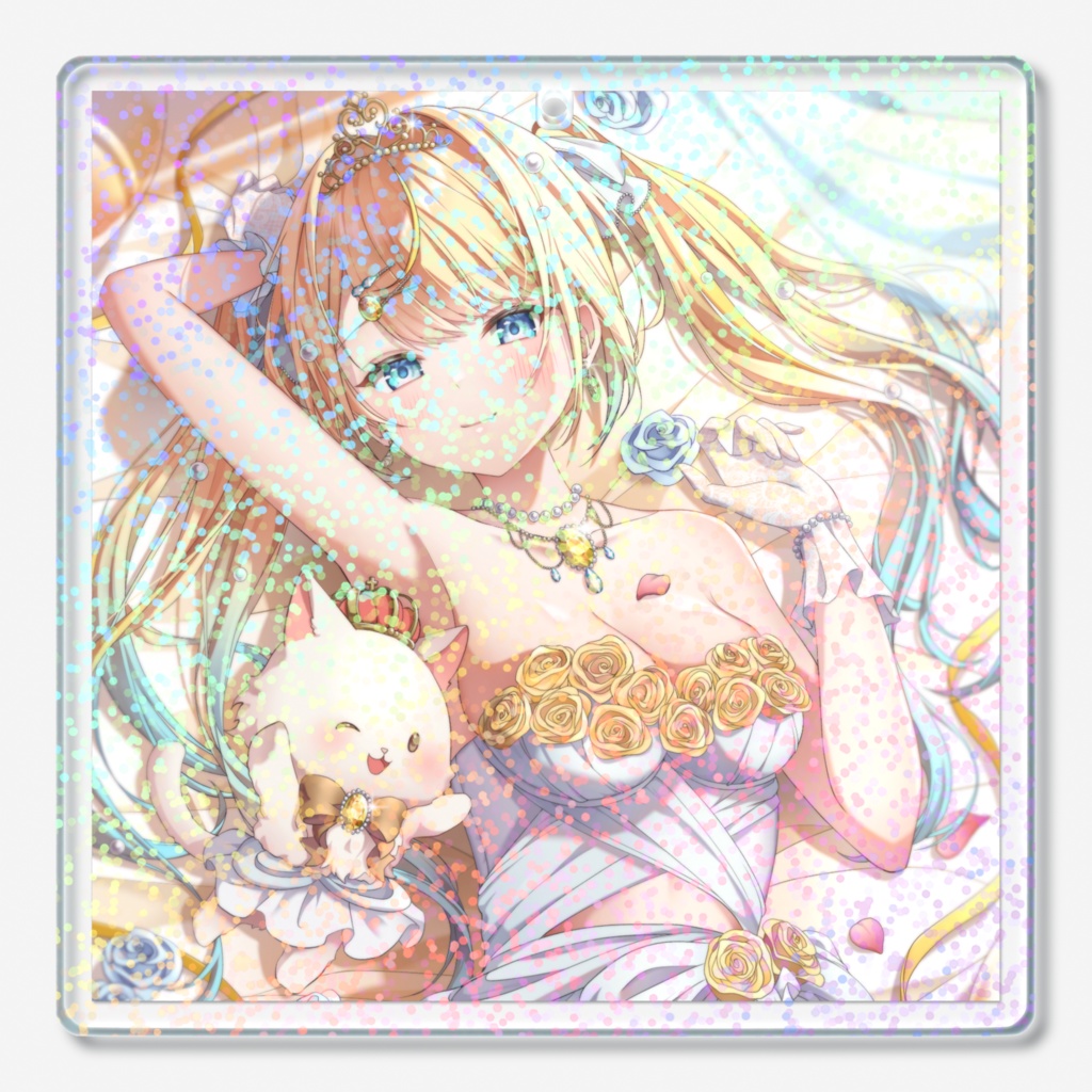 詩優レモナ　ホログラムアクリルキーホルダー　ver.2025Birthday