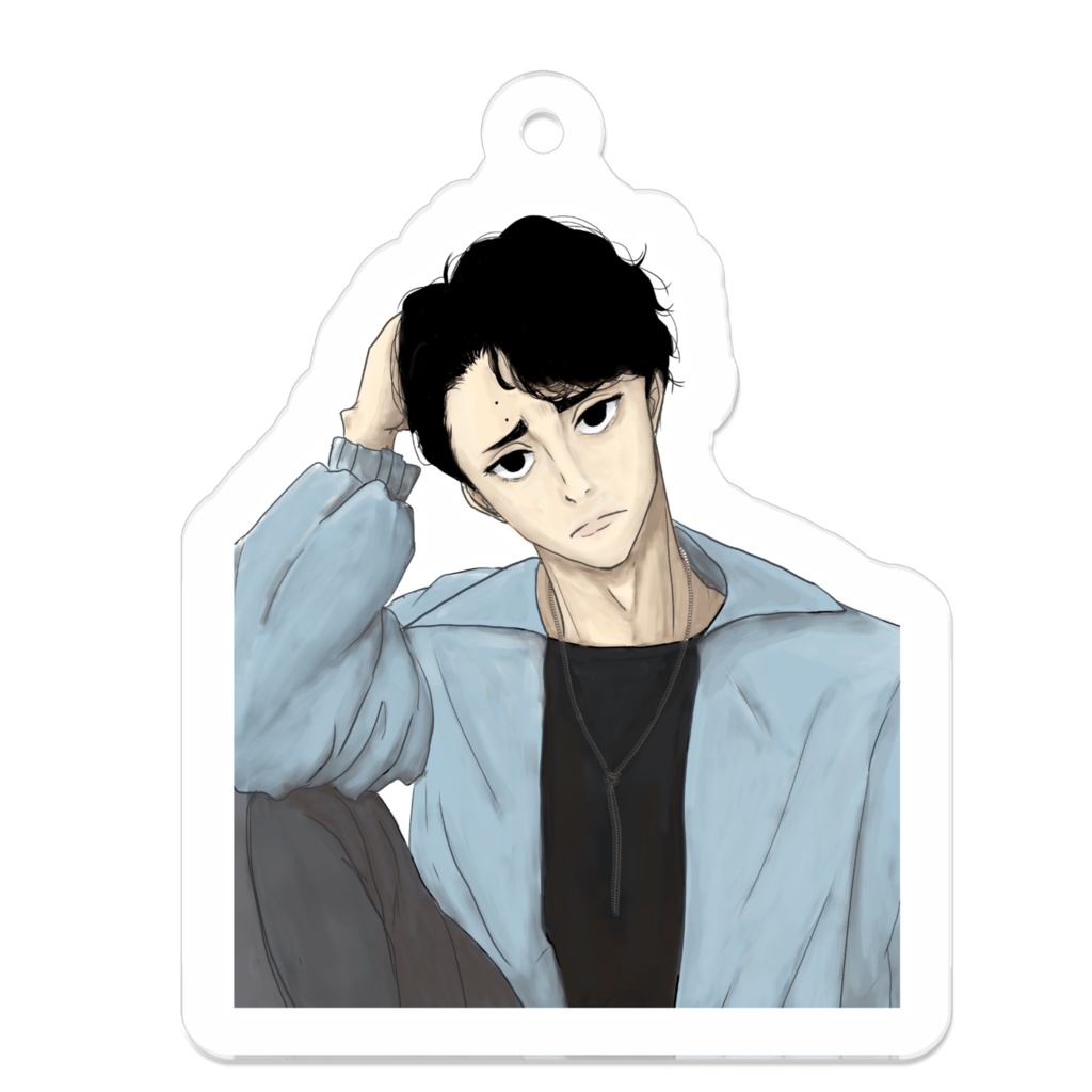 佐久早聖臣　アクリルキーホルダー 50×50（mm）