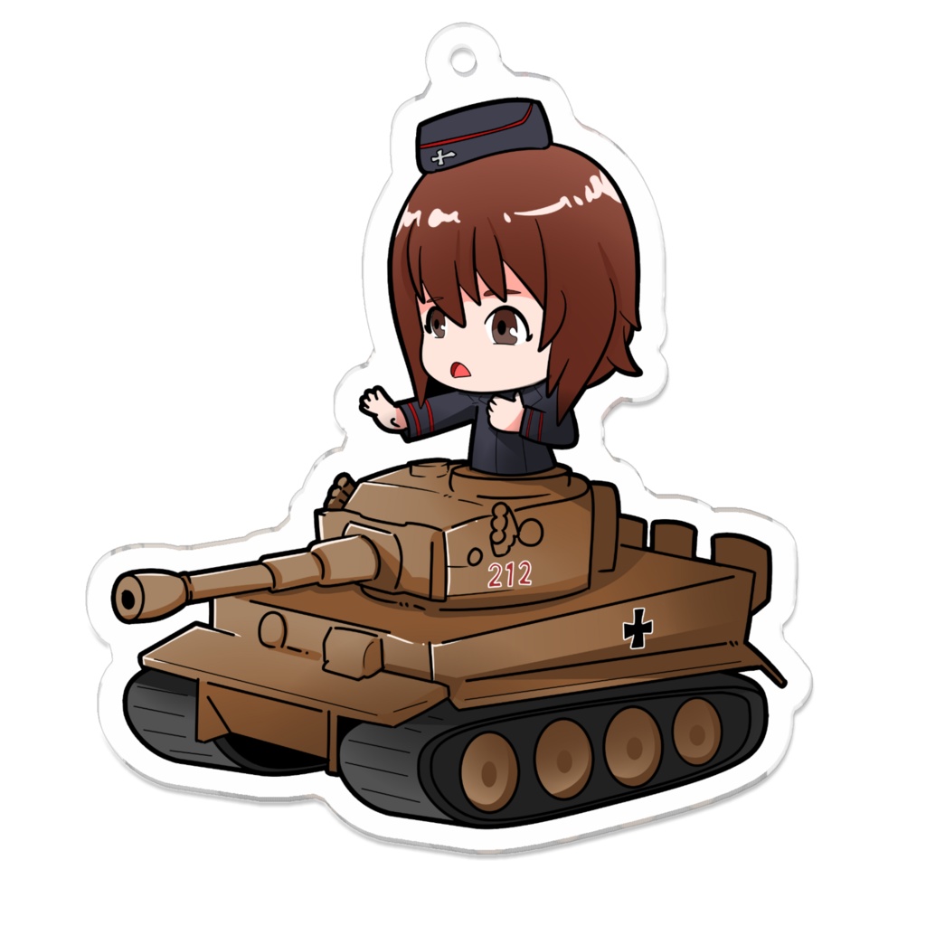 nishizumi maho Tiger 1 Tank