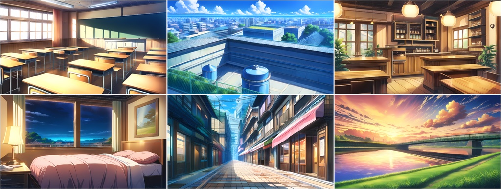 【背景素材】学園・日常アニメ背景集 Vol.1(20枚・1920x1080)
