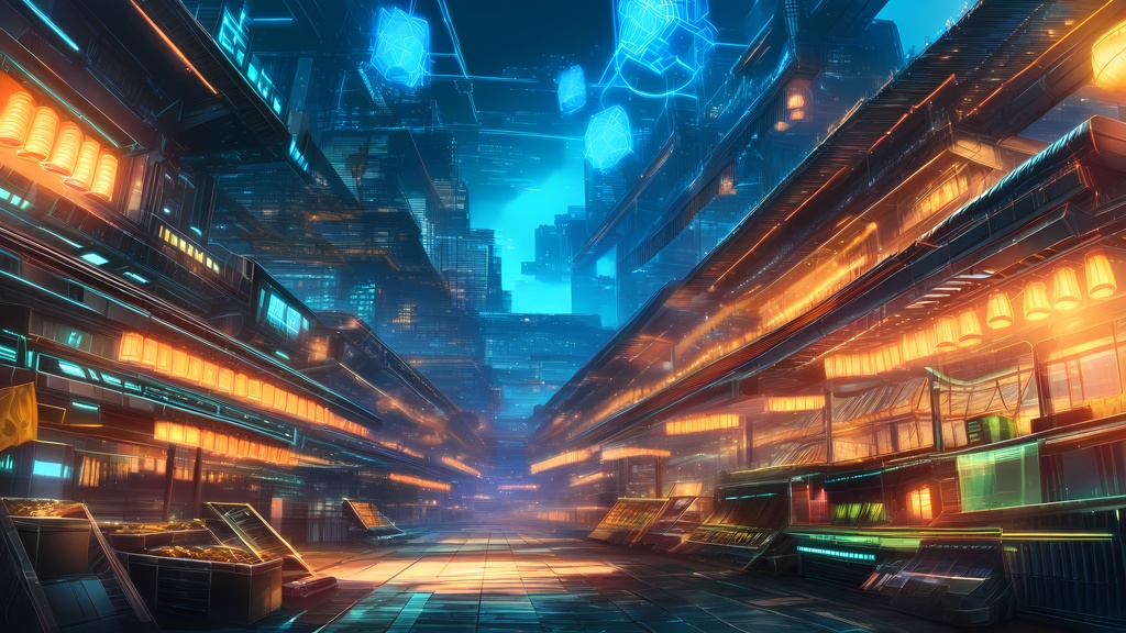 【背景素材】サイバーパンク・SF背景集 Vol.1(20枚・1920x1080)