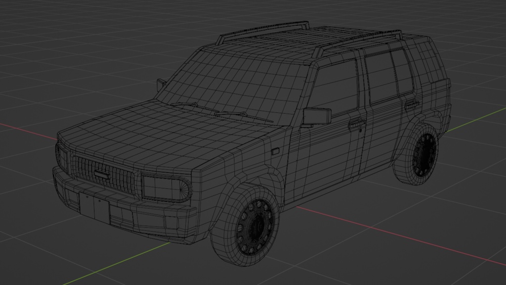 90's SUV 3Dモデル