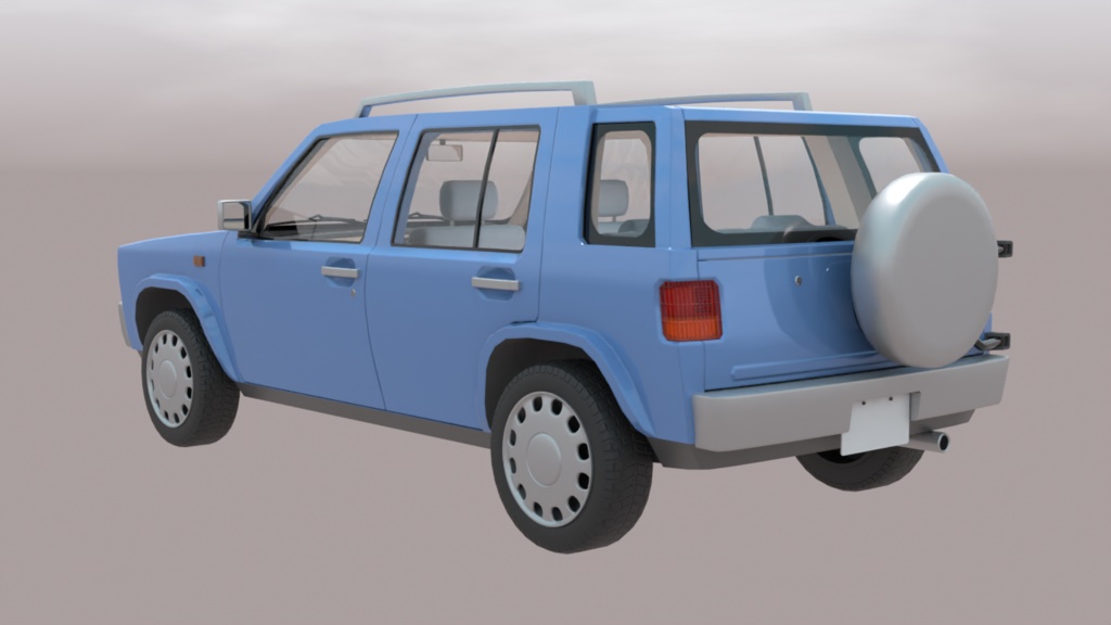 90's SUV 3Dモデル