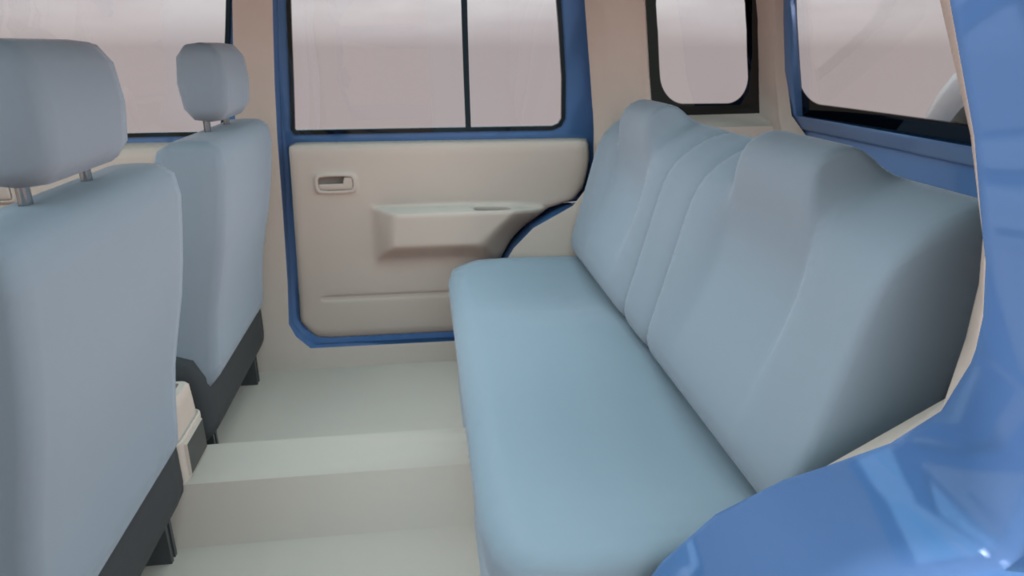 90's SUV 3Dモデル