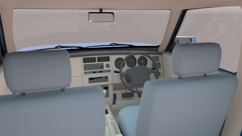 90's SUV 3Dモデル