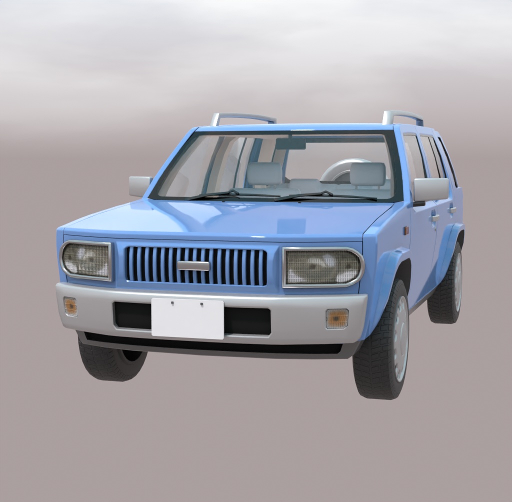 90's SUV 3Dモデル