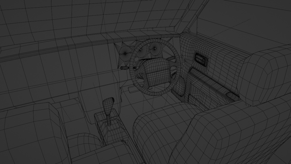 90's SUV 3Dモデル